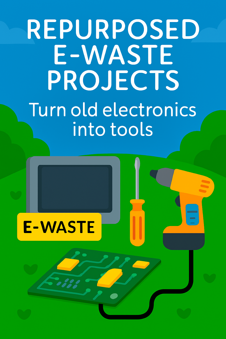 ♻️ REPURPOSED E-WASTE PROJECTS – TURN OLD ELECTRONICS INTO TOOLS